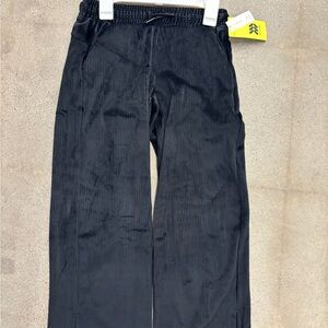 All in Motion Girl's Black Velour SweatPants